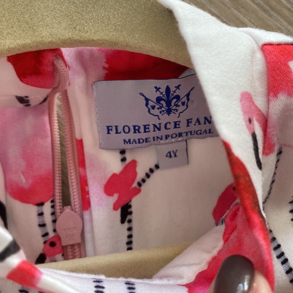 Florence Fancy flamingo design Dress! Size 4! Never worn - Picture 3 of 6